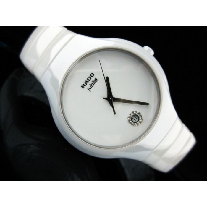 white rado watch