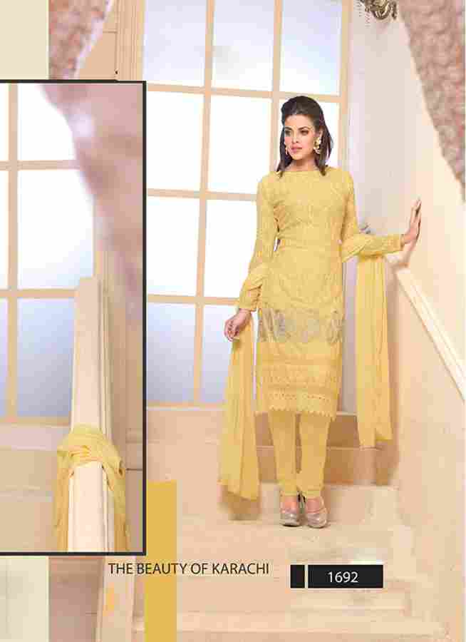 chiffon dress material online